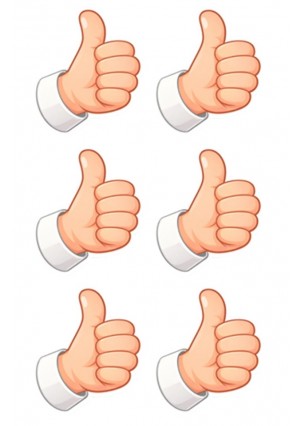 Four Questions Thumbs Up Stickers 3" – 6 Sheets (36 Pack) | Passover Pesach Reward & Craft Stickers for Kids Classroom