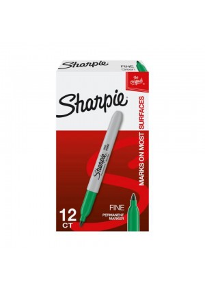 Sharpie Markers – Choice of Colors, 12/pk Green
