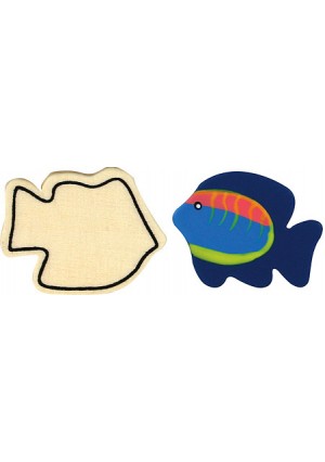 Large Wood Fish