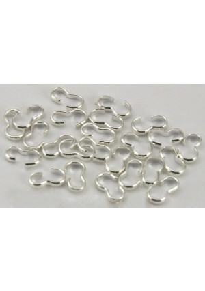 Open Crimping Bead - Silver