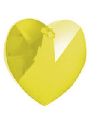 Heart Pendant - Yellow