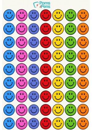 Mini Smiley Stickers