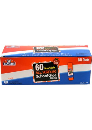 ELMERS GLUE STICKS .24 oz- 60/pk