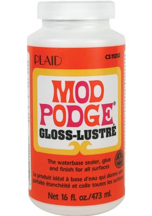 Plaid Mod Podge – Glossy