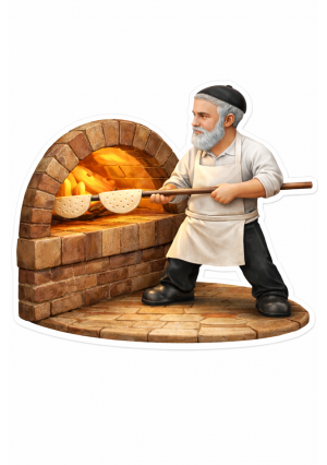 Pesach Brick Matzah Oven Cutouts – Passover Matzah Bakery Craft Shapes for Kids, Classroom Projects & Holiday Decorations