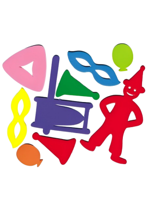 Purim Foam Shapes