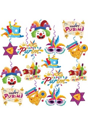 Hanging Purim Swirl Decoration