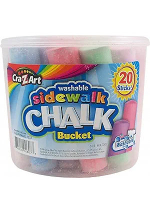 Cra-Z-art Sidewalk Chalk Bucket Asst.  