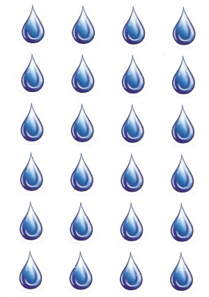 Raindrop Stickers
