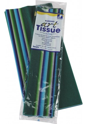Bleed Tissue Paper - Cool Colors