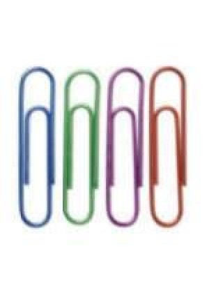 Jumbo Colored Paper Clips