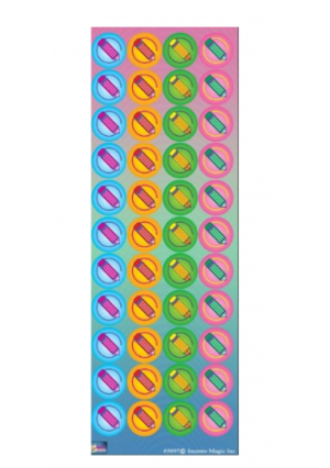 Pencil dot Circle Stickers 