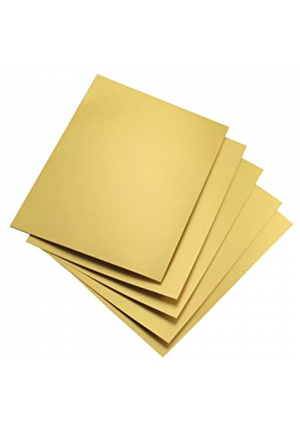 Foil Board, 8.5″ x 11′”, 25/Pk – Matte Gold