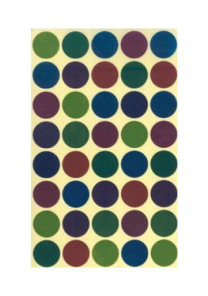 Metallic Dot Stickers - 10 sheets