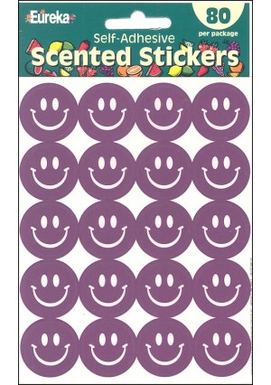 Scented Smile Stickers-Purple