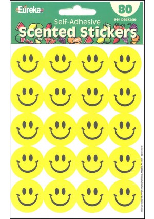 Scented Smile Stickers-Yellow