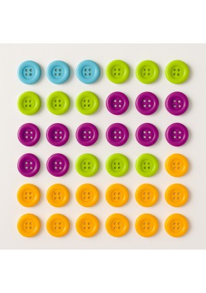 Assorted Craft Button Set – Multicolor Mix for Sewing, Kids Crafts & DIY Projects