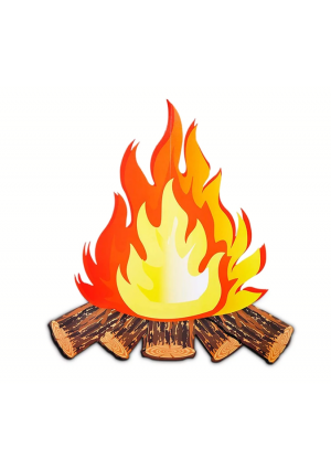3D Bonfire Cutouts