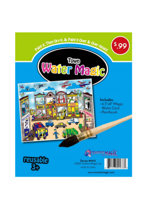 Town Water Magic 6.5"x 8"(Paintbrush Included) 