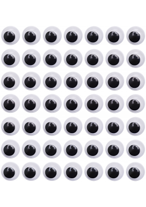 Wiggle Eyes, 10mm, 80/Pk – Black