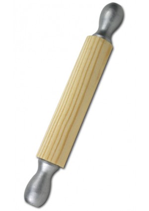 Rolling Pin with Silver Handles