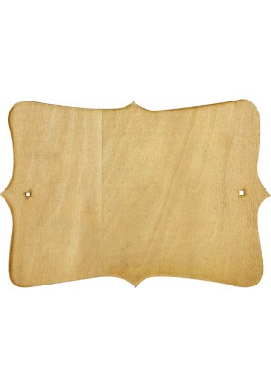 Laser Cut Scallop Plaque