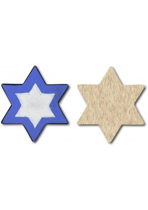 Wood Star of David
