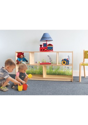 Nature View Acrylic Back Cabinet 24H