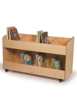 Eight Section Mobile Book Organizer