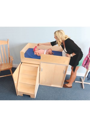 EZ Step Up Toddler Changing Cabinet