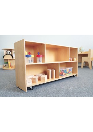 Straight Back Mobile Storage Cabinet