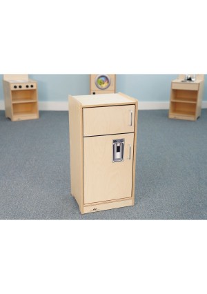 Let's Play Toddler Refrigerator - Natural