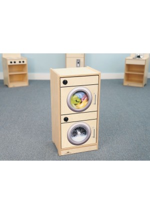 Let's Play Toddler Washer / Dryer - Natural -