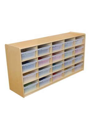 TRANSLUCENT CLEAR LETTER TRAY SET OF 20