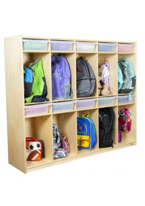10 Section Locker with Translucent