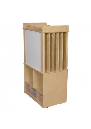 Store-It-All Teaching Center with (3) Translucent Trays