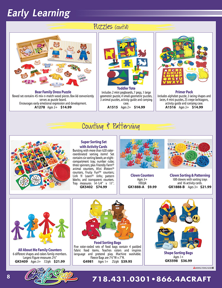 page 8 - Click on any part number to order