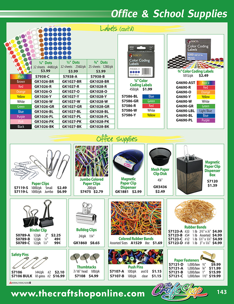 page 143 - Click on any part number to order