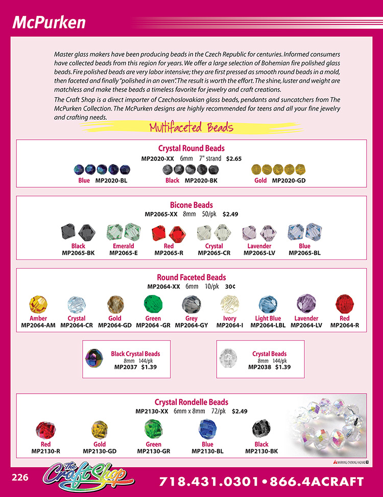 page 226 - Click on any part number to order