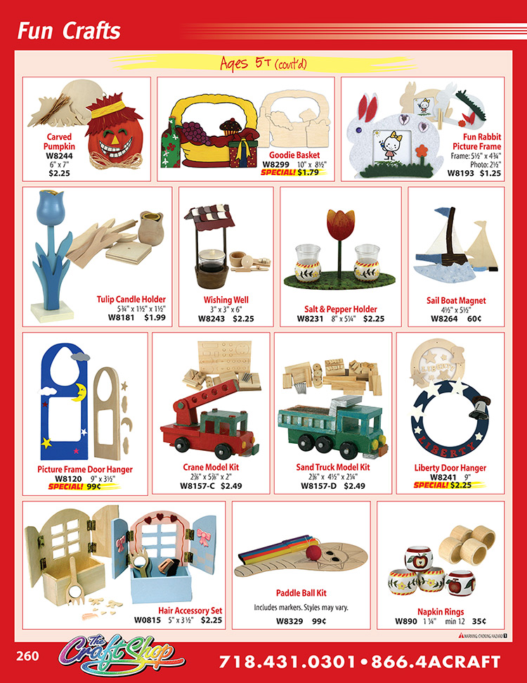 page 260 - Click on any part number to order