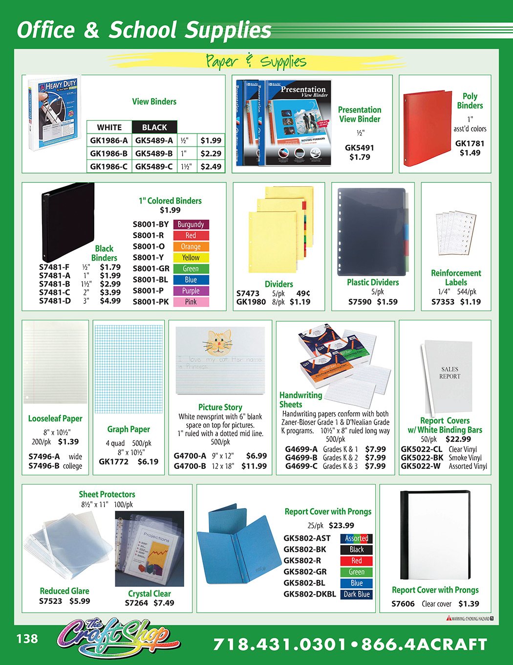 superpage 138 - Click on any part number to order