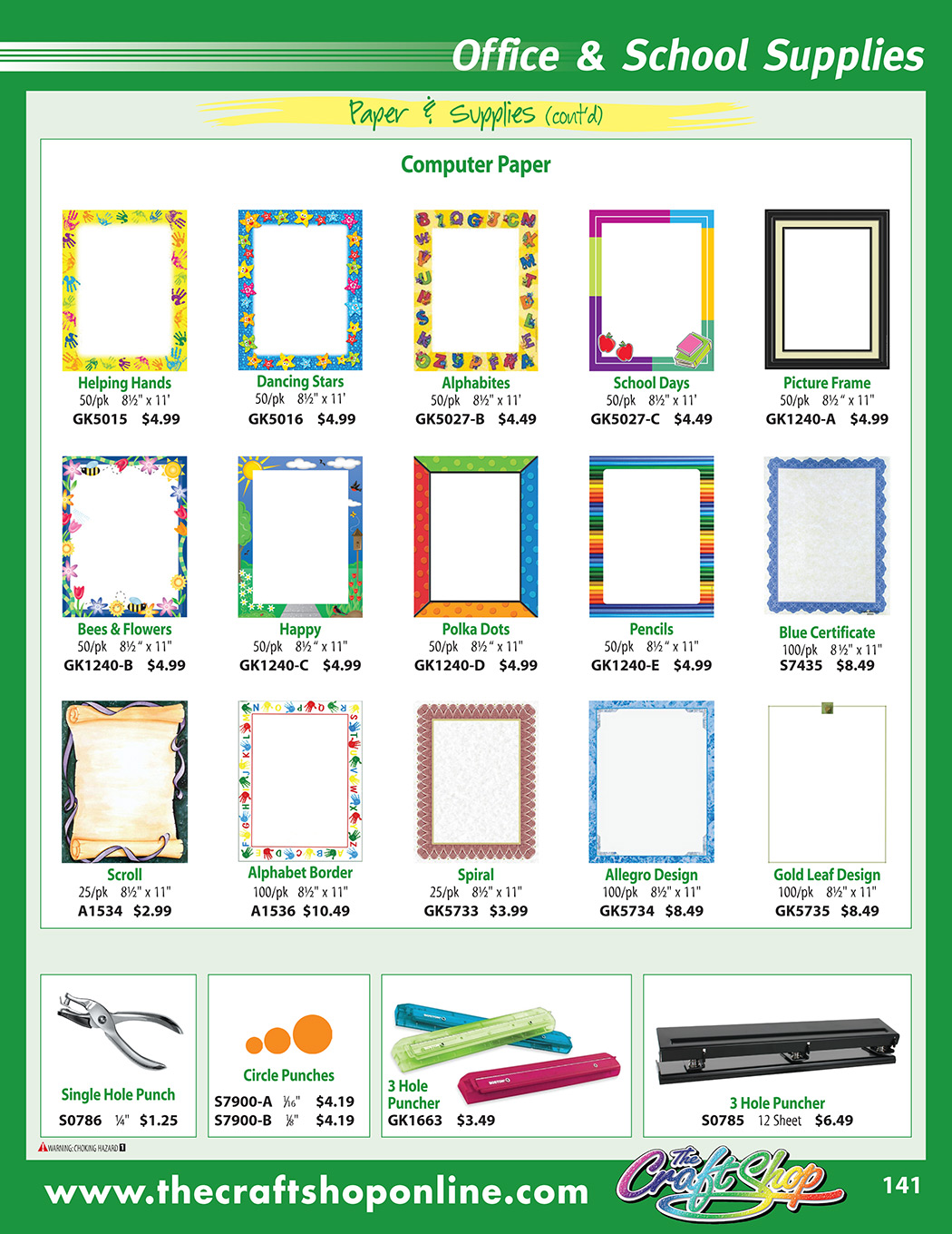 superpage 141 - Click on any part number to order