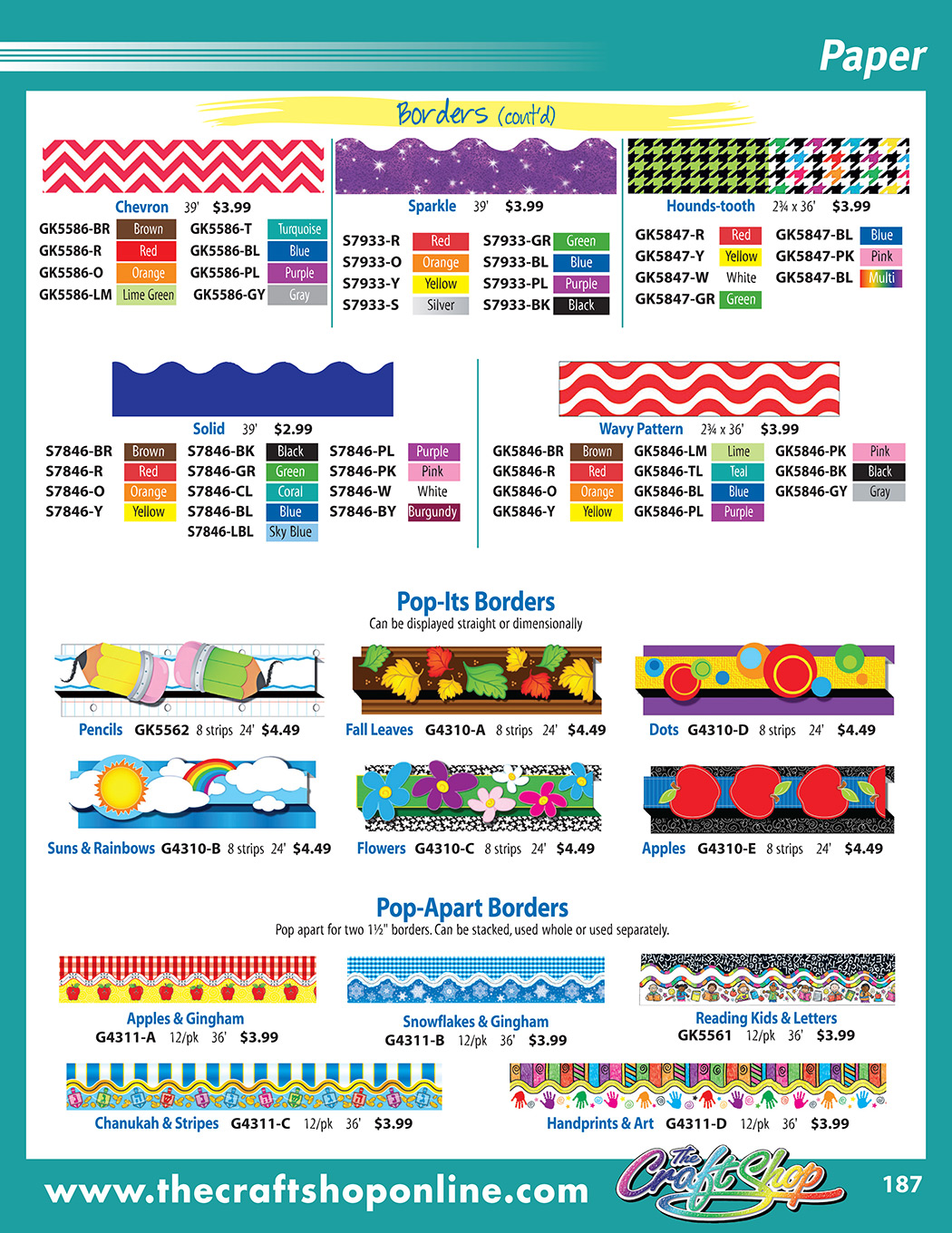superpage 187 - Click on any part number to order