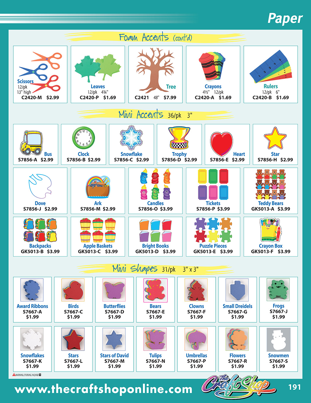 superpage 191 - Click on any part number to order