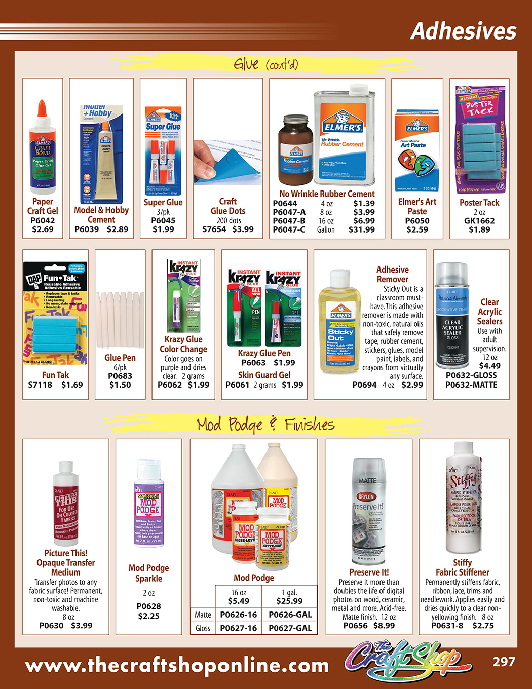 superpage 297 - Click on any part number to order