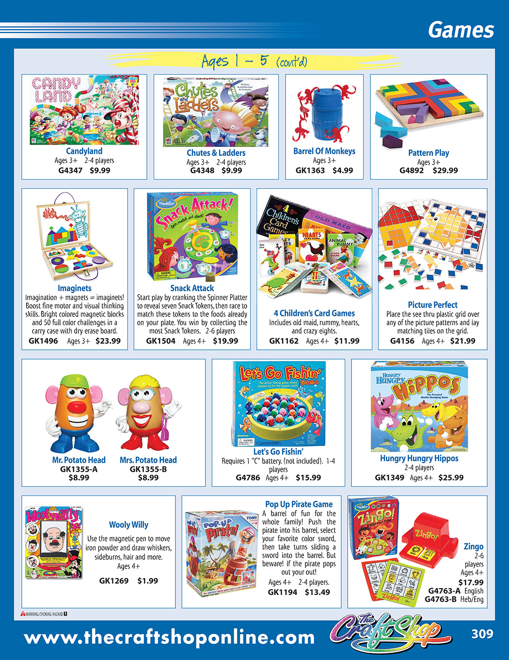 superpage 309 - Click on any part number to order